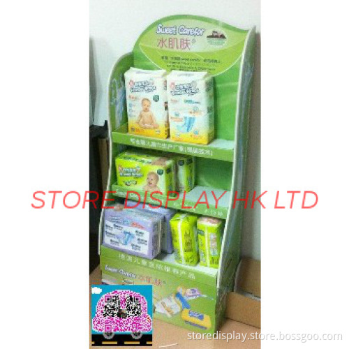 floor display unit for the wet paper